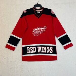 Vintage Detroit Red Wings Winning Goal Blank NHL Jersey YOUTH KIDS Size XL
